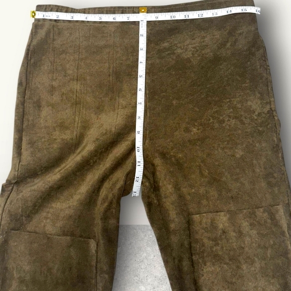 Kobi Halperin Women's Ankle- Length Trousers Size M Brown Stretchy and Velvety. - Picture 6 of 9